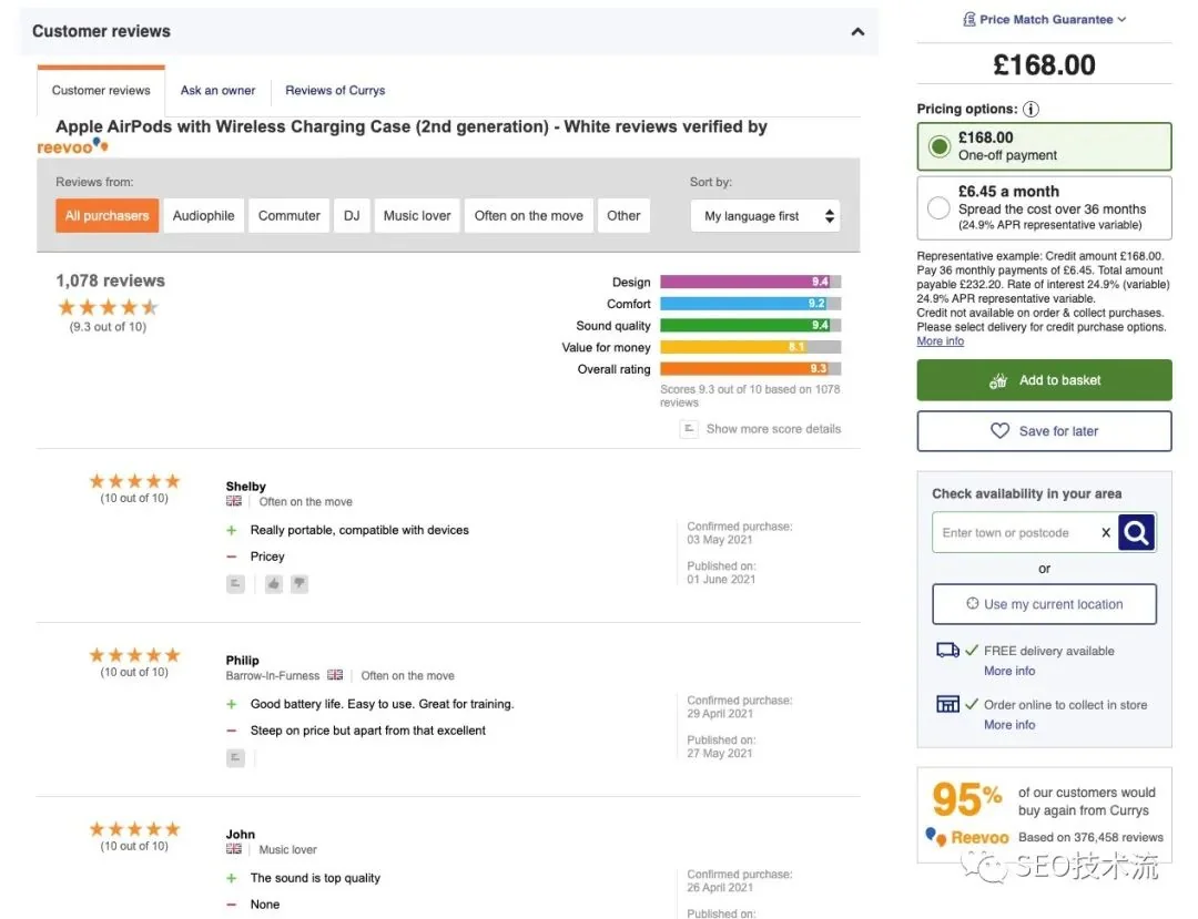 SEO 友好的电商产品页设计｜附 10+个实际案例