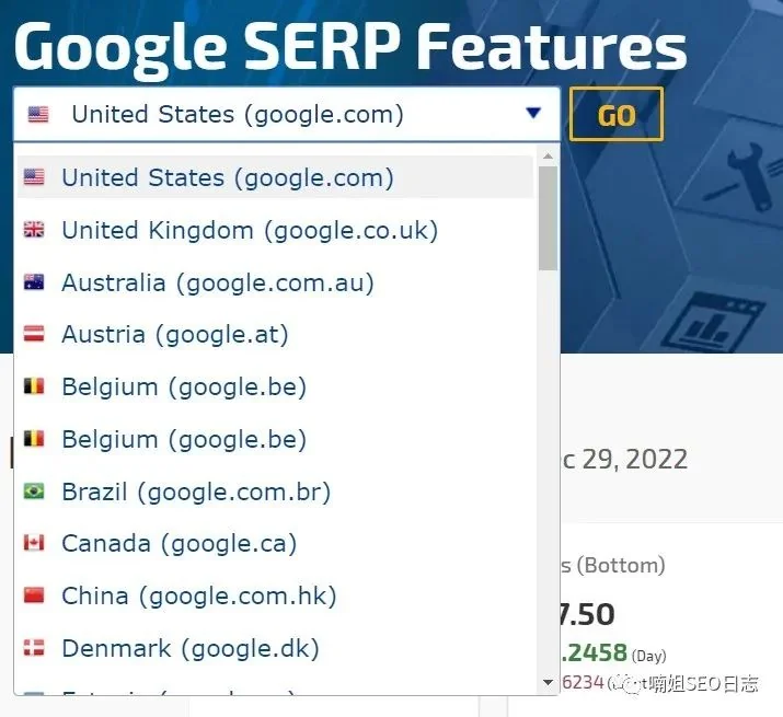 No.19 RankRanger -Google 桌面端SERP和移动端SERP功能数据工具