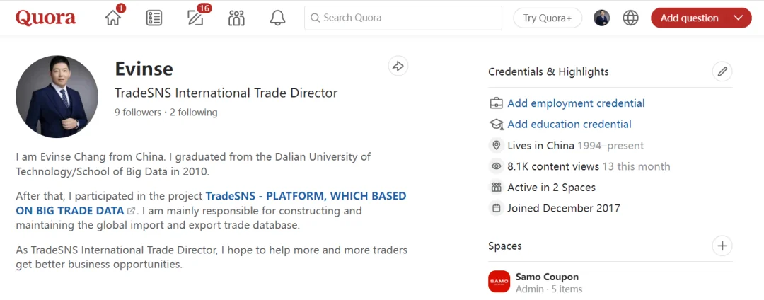 玩转Quora:我如何通过3个Answers获取5.5K目标流量