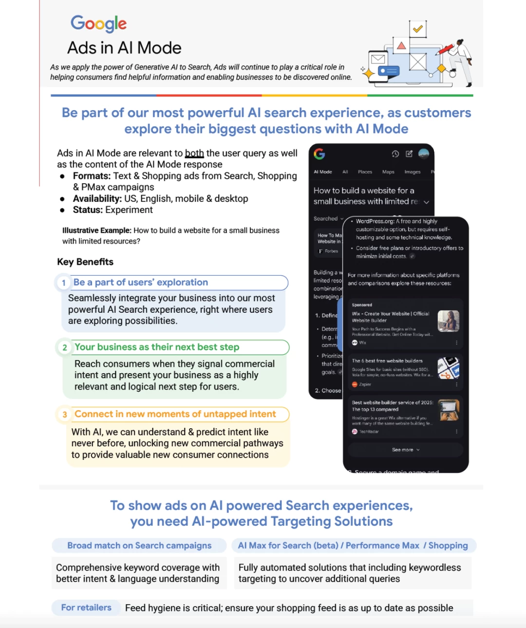 SEO近期动态：Google AI模式的使用状况｜AI广告开始推销｜Bing:AI时期仍保持sitemap更新
