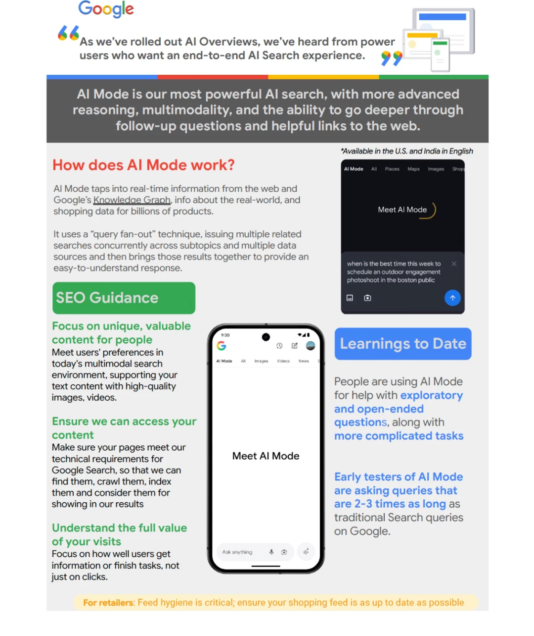 SEO近期动态：Google AI模式的使用状况｜AI广告开始推销｜Bing:AI时期仍保持sitemap更新